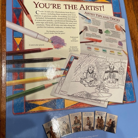 COPY - THE AMERICAN GIRLS Art Studio ~ KAYA 57242 with Pencils - Picture 8 of 8